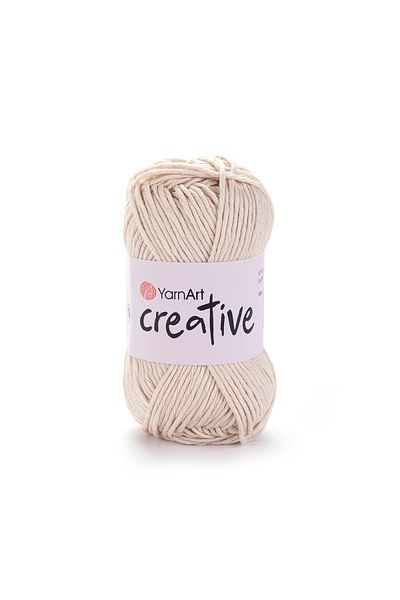 Yarnart Creative - Πλεκτό Χέρι Κρέμα Νήματος-223