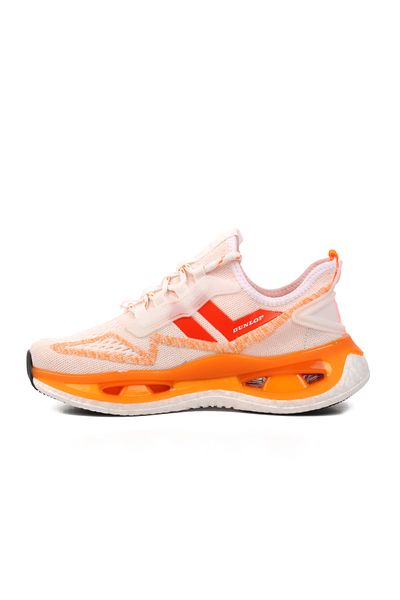 DUNLOP Pantofi sport unisex Walkway alb-portocaliu
