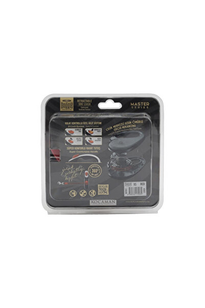 Doggie PETLOVEBUTİK Master Serisi Otomatik Uzatma Tasması XS-12kg-3mt - Red