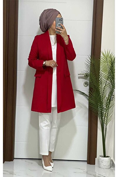 modasura 6666 Red Big Size Blazer Jacket