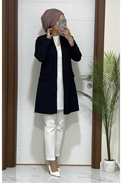 modasura 6666 k30 large size blazer jacket black