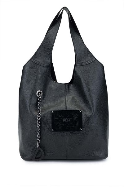Dolce Women's Vegan Black Shoulder Bag