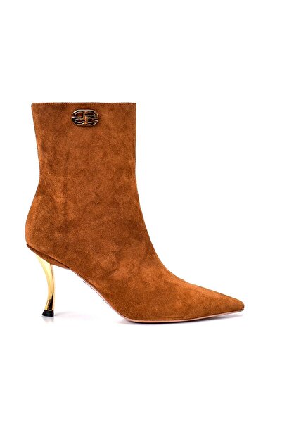 Sofia Baldi Jerry Taba Deri  Kadın Topuklu Bot