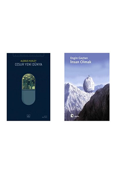 İthaki Yayınları Cesur Yeni Dünya - Aldous Huxley İnsan Olmak - Engin Geçtan