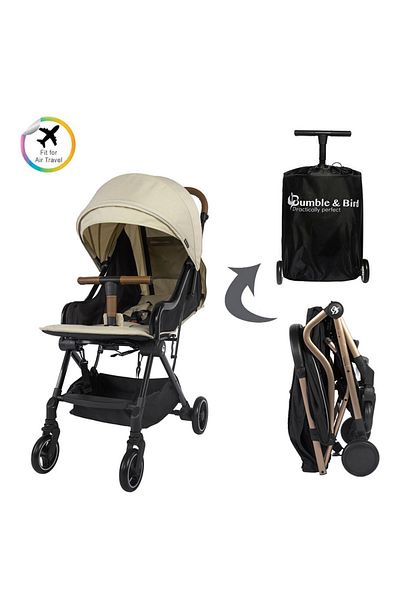 Bumble & Bird - Robin Lightweight Travel Stroller - (0-3 Years) - Khaki