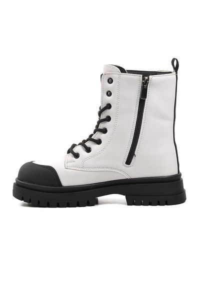 pepino Walkway White Girl's Boots