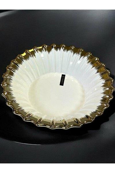 ROY KING Line Gold 26cm Round Salad Bowl - Gbs 005