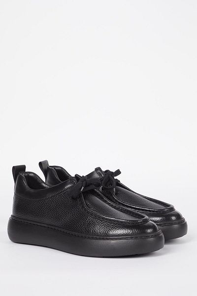 Galliano Shoes Akita Genuine Leather Black Floater Eva Ready Sole Casual Shoes