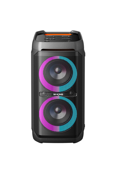 W-KING T11 Bluetooth Hoparlör 220W Partybox 24S Dinleme Işıklı Ipx6 Kablosuz Stereo Tws Ses Bombası