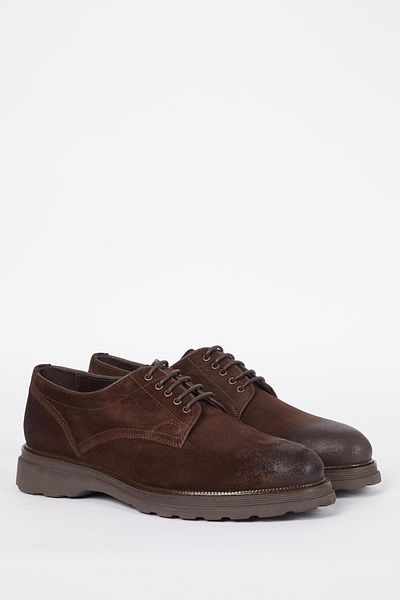Galliano Shoes Toledo Genuine Leather Brown Suede Antique Eva Jurdan Sole Classic Shoes