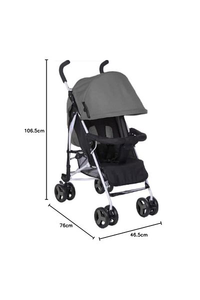 Bumble & Bird - Light Baby Travel Stroller - Grey