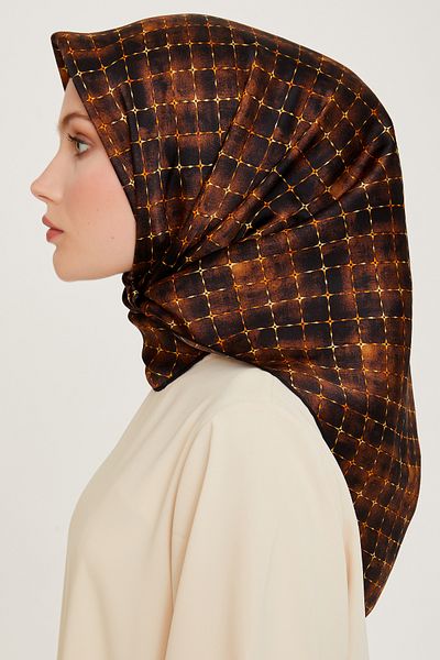 Armine ΜΕΤΑΞΙΝΟ Φουλάρι ARMIN 9259D (TWILL)-04