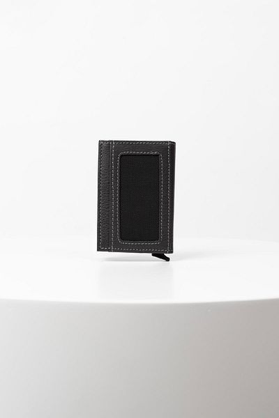 BAYDERİ Genuine Leather Valde - Card Holder Wallet with Mechanism