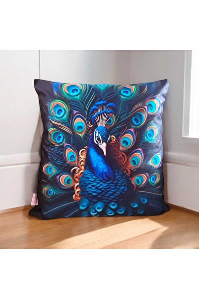 FLAMENCO TEKSTİL حافظة كيرلينت مطبوعة مزدوجة منقوشة على شكل شعر كبير