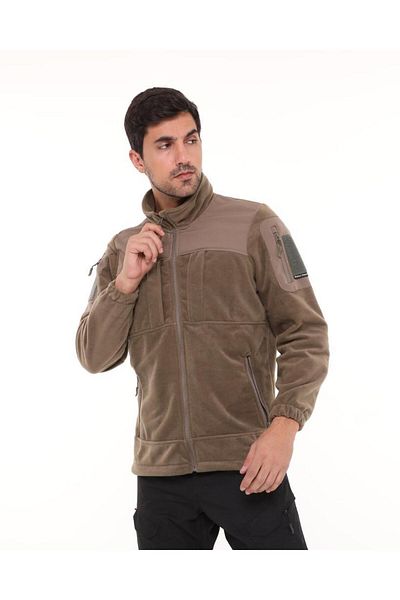 SINGLE SWORD Ανδρικό & γυναικείο Tactical Garni Fleece Coat-zipper-pαλτό