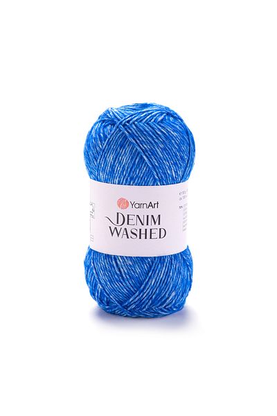 Yarnart Denim Washed - Μελανζ Χειροποίητο Νήμα Πλεξίματος Μπλε-910