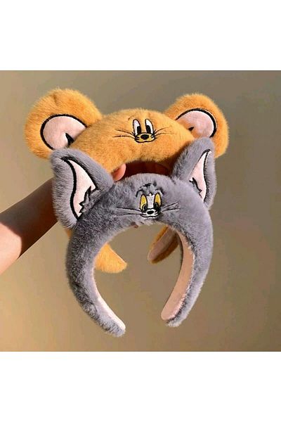 REBORN DESIGN Embroidered Jerry Figured Furry Fluffy Crown