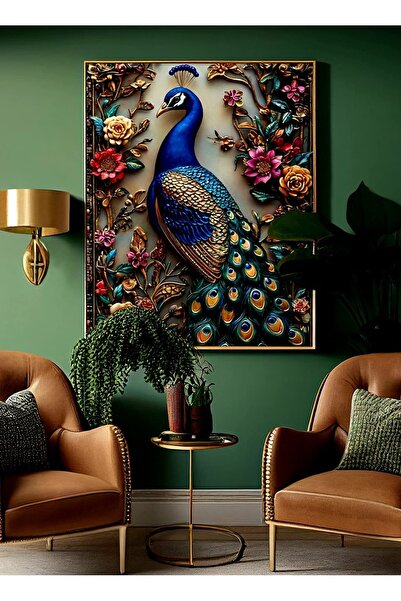 Elmas Dizayn 4M TAMPERLİ UV BASKI KIRILIMAZ CAM TABLO FULL HD mavi,manzara,,ç...