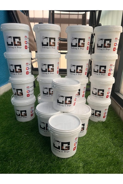 Home Beyaz Tutkal - 1 KG - Çok Amaçlı Yapıştırıcı - Tufting ve Punch için Uyg...