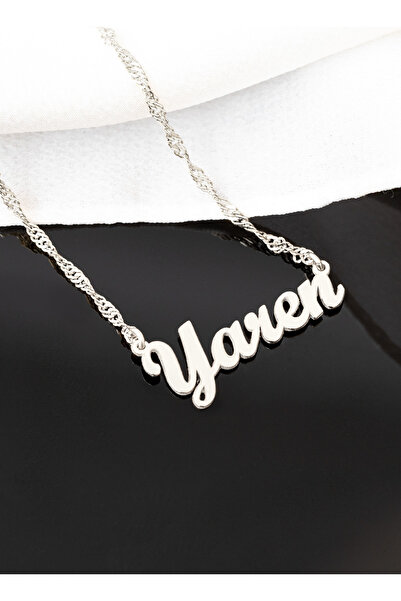 Dkmn Silver 925 AYAR GÜMÜŞ KİŞİSELLEŞTİRİLEBİLİR İSİMLİ KOLYE (ÜRÜN SORULARIN...