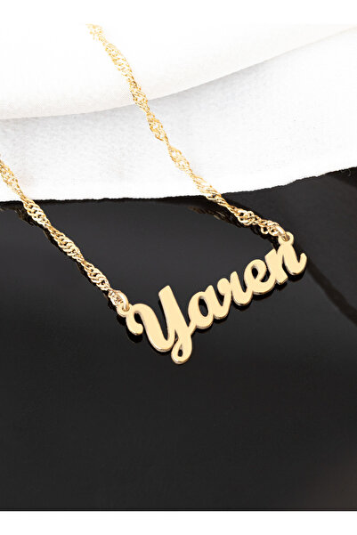 Dkmn Silver 925 AYAR GÜMÜŞ KİŞİSELLEŞTİRİLEBİLİR İSİMLİ KOLYE (ÜRÜN SORULARINDAN İSİM BİLGİSİ İLETEBİLİRSİNİZ)