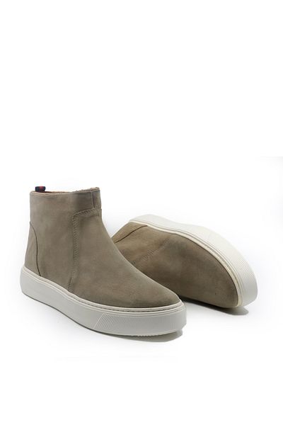 PAUL BRANCO Genuine Suede Leather Men's Casual Boots, Lightweight Zippered Boots M-22203