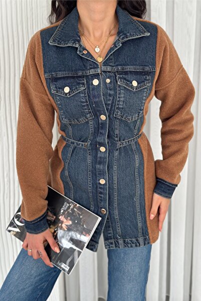 FEMELLE Жіночий поясний піджак з ґудзиками