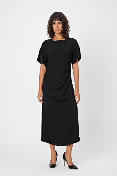 ALEXANDERGARDI Μίντι φόρεμα με μαζεμένες πλευρές (B24-00246)