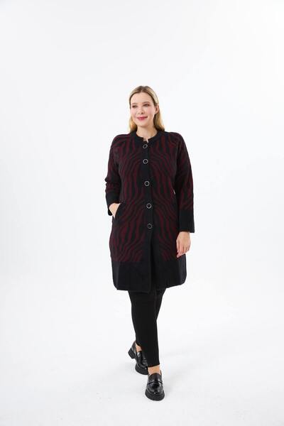 BELİN Patterned Angora Knitwear Cardigan