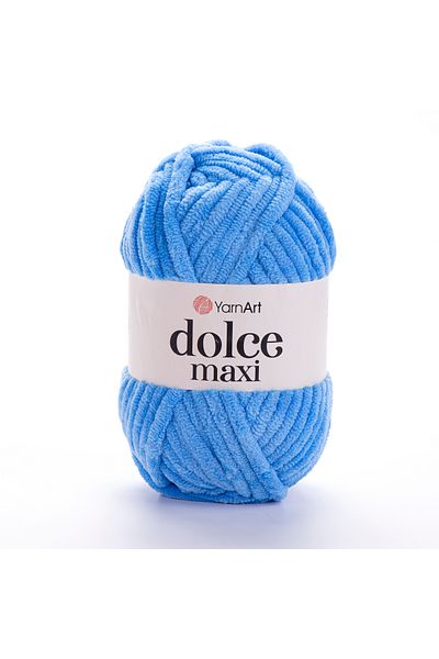 Yarnart Dolce Maxi - Βελούδινο Χειροποίητο Νήμα Πλεξίματος Μπλε-777