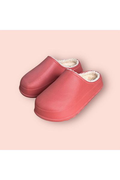 AkınalBella Women's Colorful Fur Inside Light Anti-Slip Sole Home Office Slippers