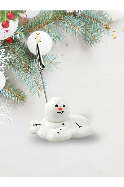 evinizin vitrini 1 Melting Snowman Figure Christmas Object