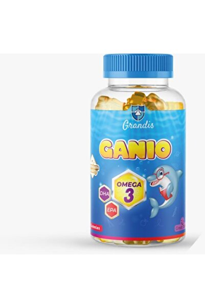 Grandis حلوى غانيو أوميجا 3 للأطفال 60 قطعة