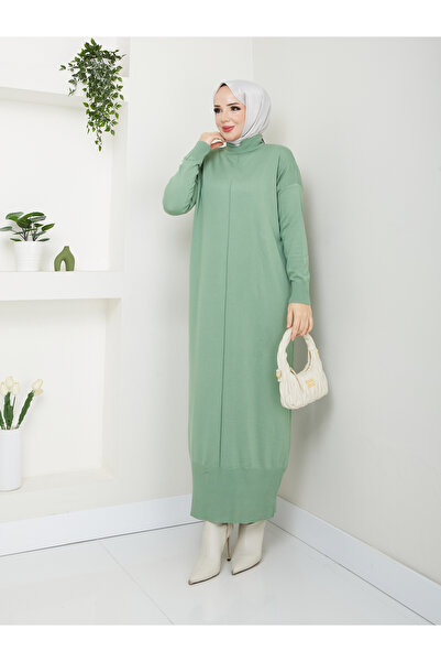 MODAMÜNASİP فستان رائع من القماش المرسيريزد بدون بيلينغ