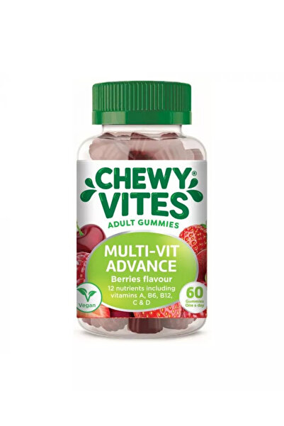 CHEWY VITES حلوى جيلاتينية متعددة الفيتامينات للبالغين، 60 قطعة