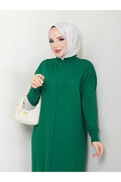 MODAMÜNASİP فستان رائع من القماش المرسيريزد بدون بيلينغ