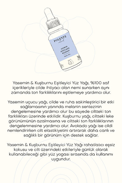 Polente Natural Yasemin Uçucu Yağı (5 ml)