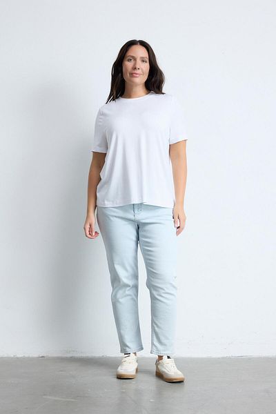 LUOKK BRADLEY Μπλουζάκι Basic με λαιμόκοψη σε μεγάλο μέγεθος