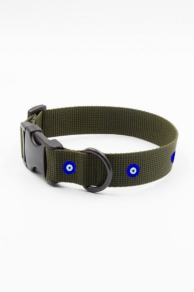 Petella Dog Collar Dog Collar Adjustable Dog Collar with Evil Eye Beads