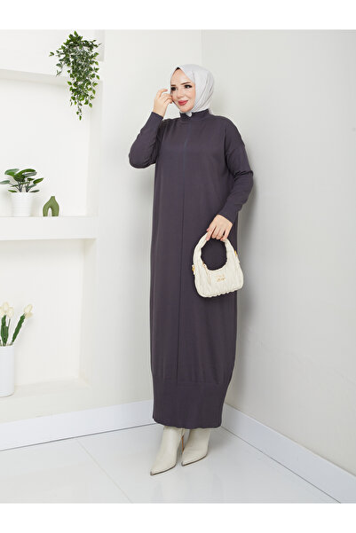 MODAMÜNASİP فستان رائع من القماش المرسيريزد بدون بيلينغ