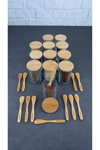 Bambum Lella 12-Piece Spice Set with Spoon