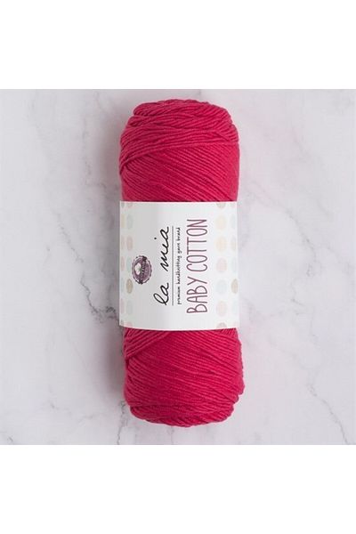 shop La Mia Baby Cotton Fuchsia Hand Knitting Thread - L030 - 33630