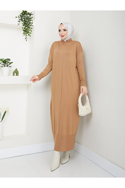 MODAMÜNASİP Harika Merserize Kumaş Tüylenmez  Elbise