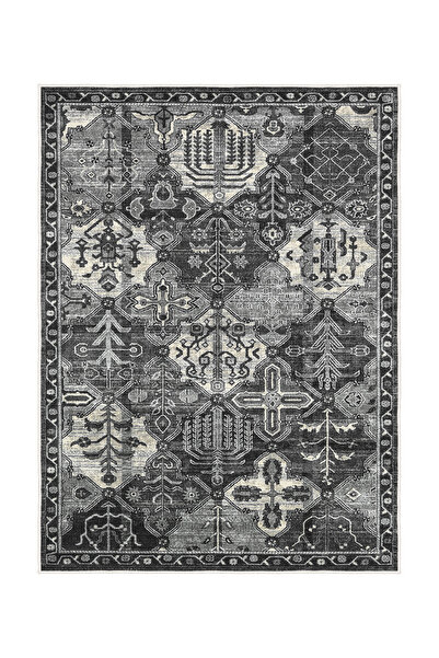 Homefesto Dekoratif Özel Tasarım Yıkanabilir,İnce, Kaymaz Tabanlı, Modern Hal...