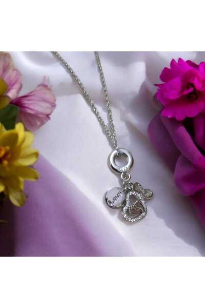 feyza collection الزركون حجر القلب سحر قلادة الصلب