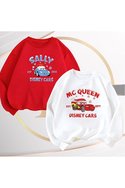 NewCabin Нов сезон 3, специален новогодишен суичър с 2 големи блузи Sally and McQueen Zero Collar от Yarn Raised
