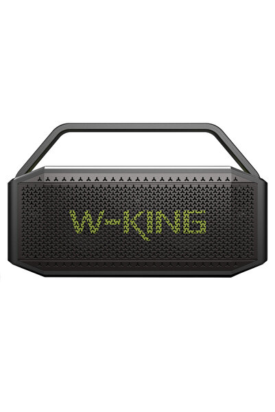 W-KING D9-1 Bluetooth Hoparlör, 60W Ultra Bass Boombox, 40 Saate Varan Çalma Süresi, IPX6 Suya Dayan