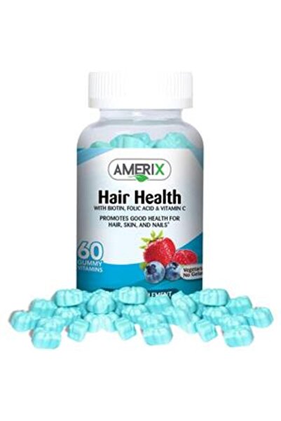 AMERIX علكات لصحة الشعر 60 قطعة