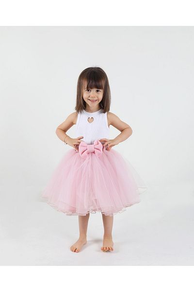 NSMLİFE Girl's Front Buckle Tutu Skirt