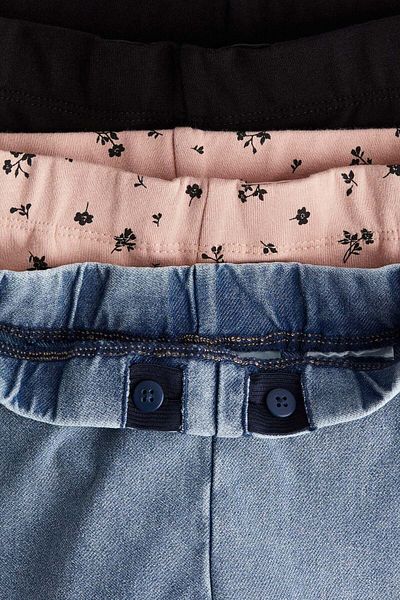 H&M 3-pack brushed-inside leggings